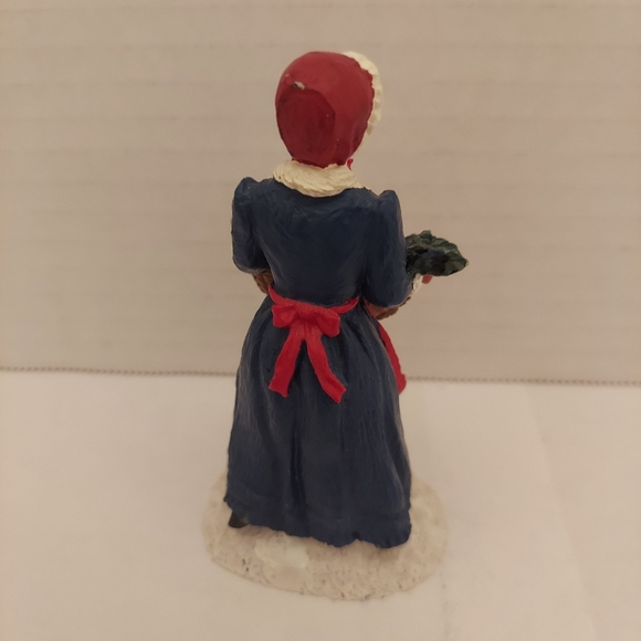 Mervyn's Village Square 1992 Woman With Basket Figurine - Picture 4 of 7